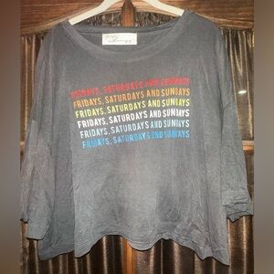 Vintage Havana boxy crop top